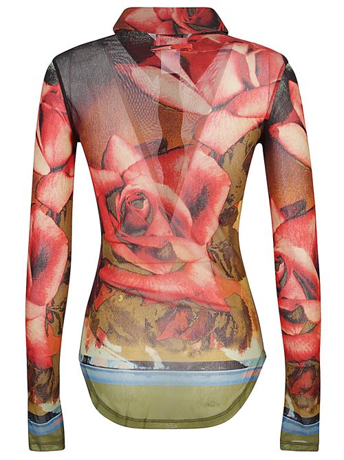 Camicia con stampa Roses JEAN PAUL GAULTIER | 2425UCH013T547403050